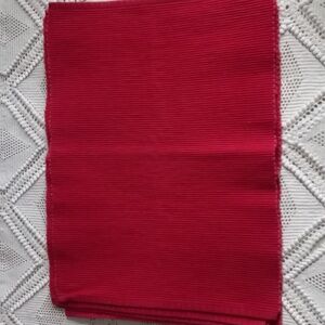 4 Vintage Red Cotton Placemats